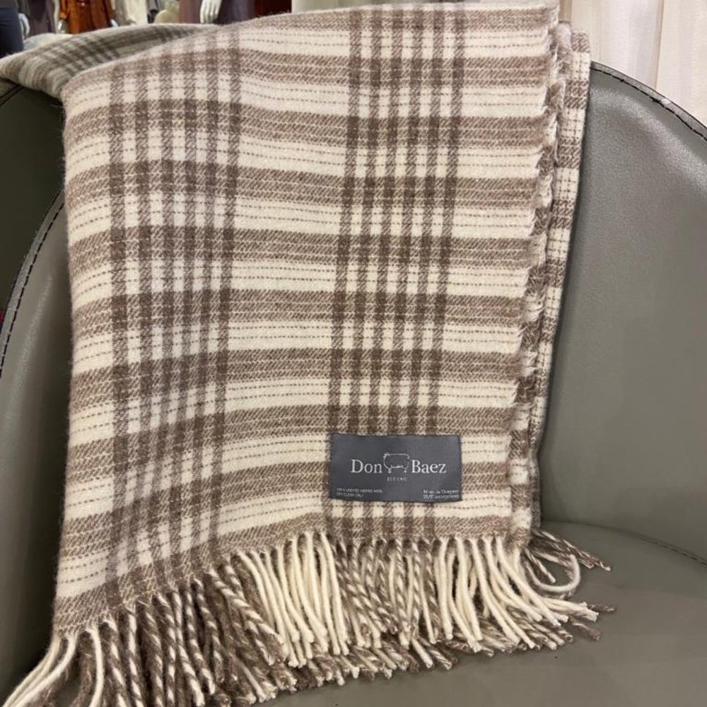 Merino Wool Throw Blanket